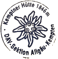 Hüttenstempel Kemptner Hütte