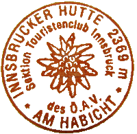 Hüttenstempel Innsbrucker Hütte
